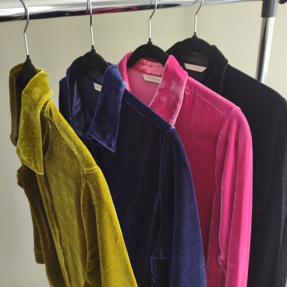 Soft Surroundings Tops - Soft Surroundings velvet velour boyfriend shirts - bundle of 4 - NWOT - size PXS